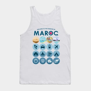 Iconic Morocco travel guide T-shirt Tank Top